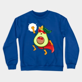 avocado super hero mum Crewneck Sweatshirt